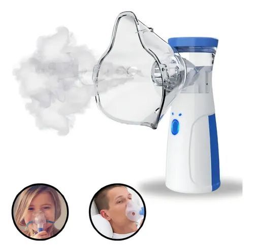 Nebulizador Portátil Silencioso con 2 mascarillas y boquilla