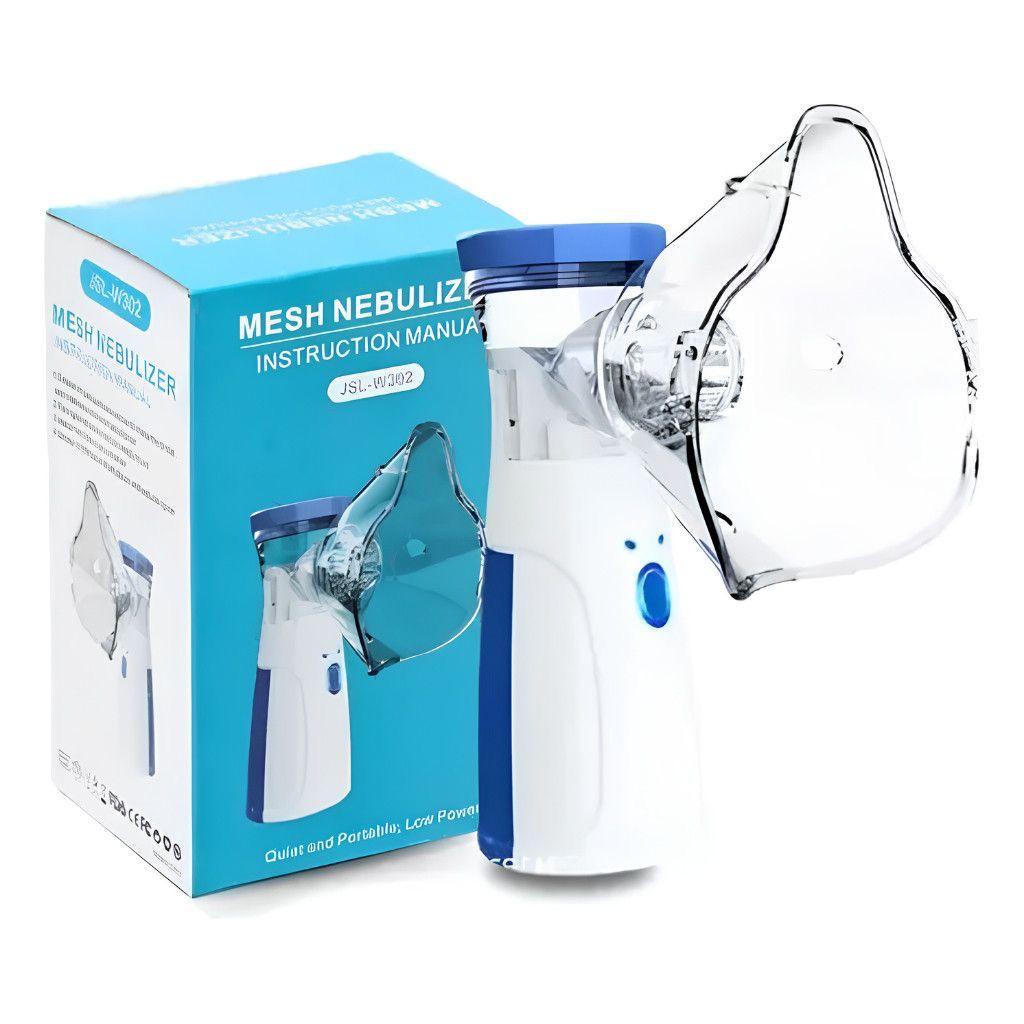 Nebulizador Portátil Silencioso con 2 mascarillas y boquilla