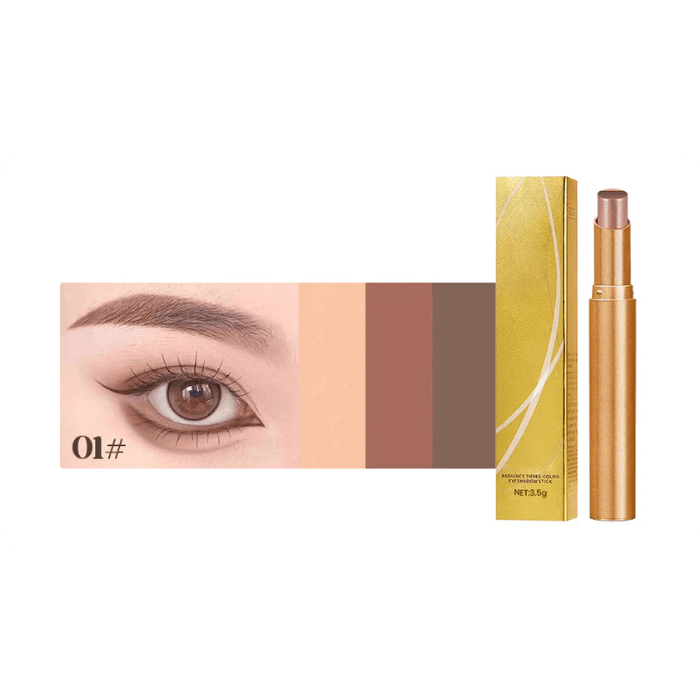 Sombra de ojos en barra 3 en 1 resplandor instantáneo