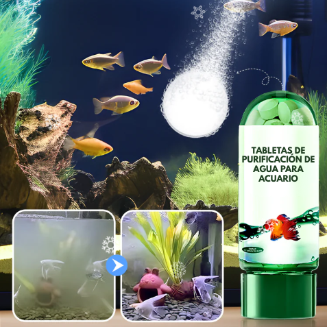 Pastillas purificadoras de Acuario