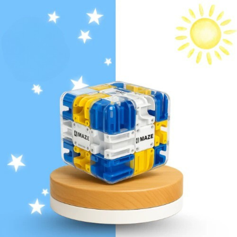 cubo laberinto 3D: ¡convierte la lógica en diversión™!