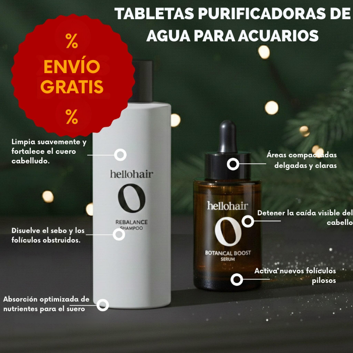 Suero capilar Botanical Boost Solución permanente para la caída del cabello