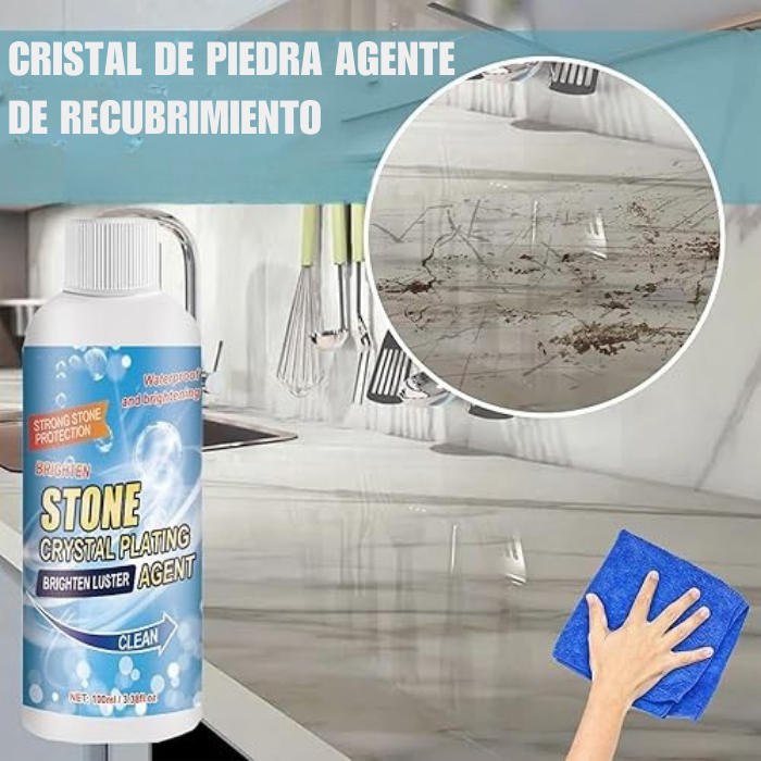 Restaura, renueva, pule y devuelve instantáneamente cualquier piso, azulejo, objeto y superficie a su estado original
