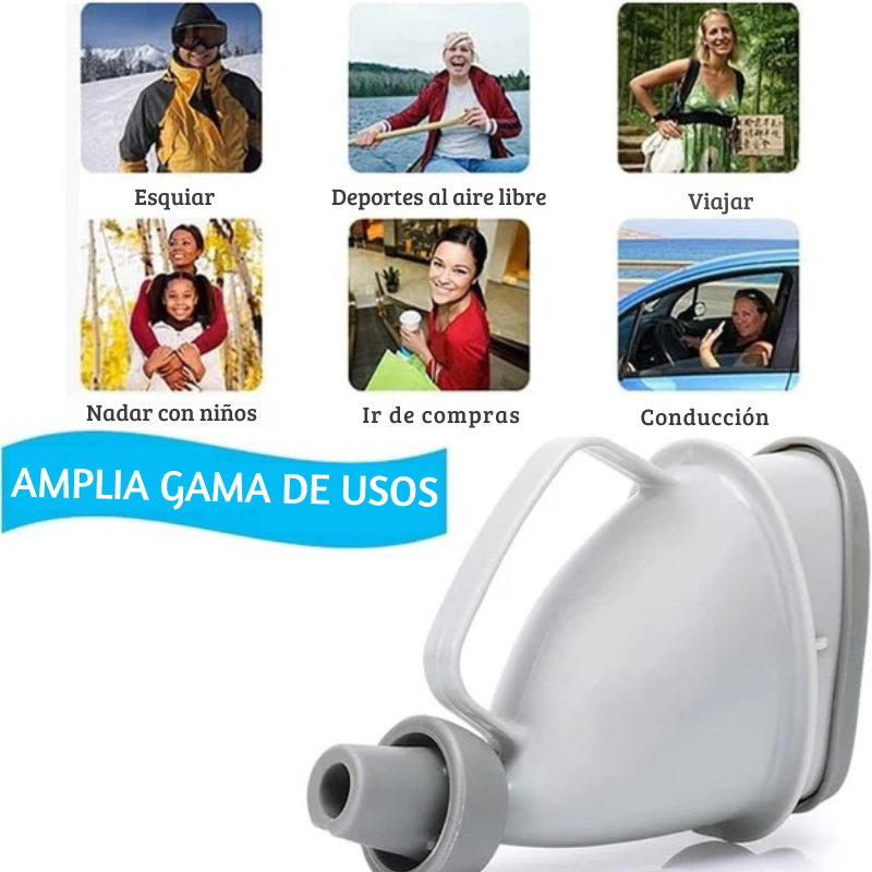 Urinario portátil para emergencias