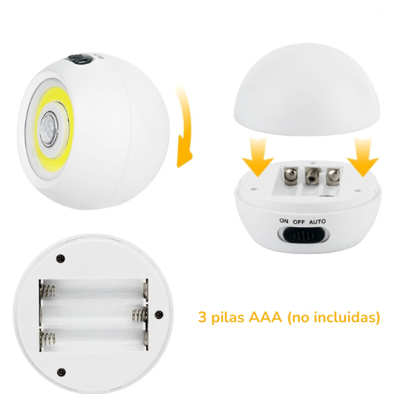 PAGA 1 LLEVA 2 Luces led superbrillantes con opción de sensor de movimiento