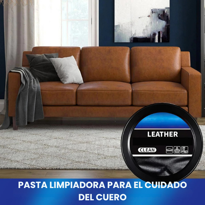 Crema limpiadora y acondicionadora de cuero todo en uno: restaura, protege y da brillo