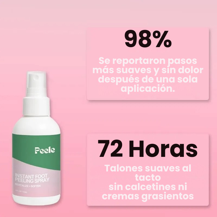 Peele™ Spray exfoliante instantáneo para pies