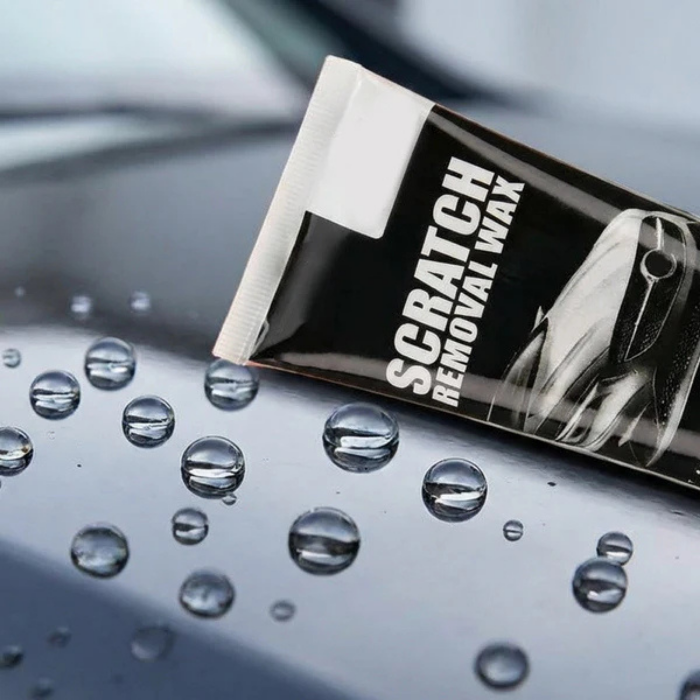 Cera universal para eliminar arañazos del coche, restaura el brillo y es fácil de aplicar (Incluye toalla y espuma)