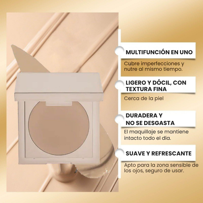 Corrector de ojeras (incluye brocha) a prueba de agua - ilumina y realza la mirada
