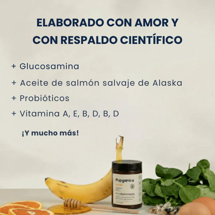 Pupganics Multivitamin Detiene la picazón y las zonas irritadas de forma natural
