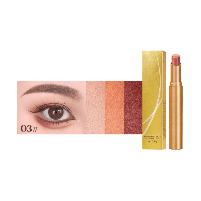 Sombra de ojos en barra 3 en 1 resplandor instantáneo