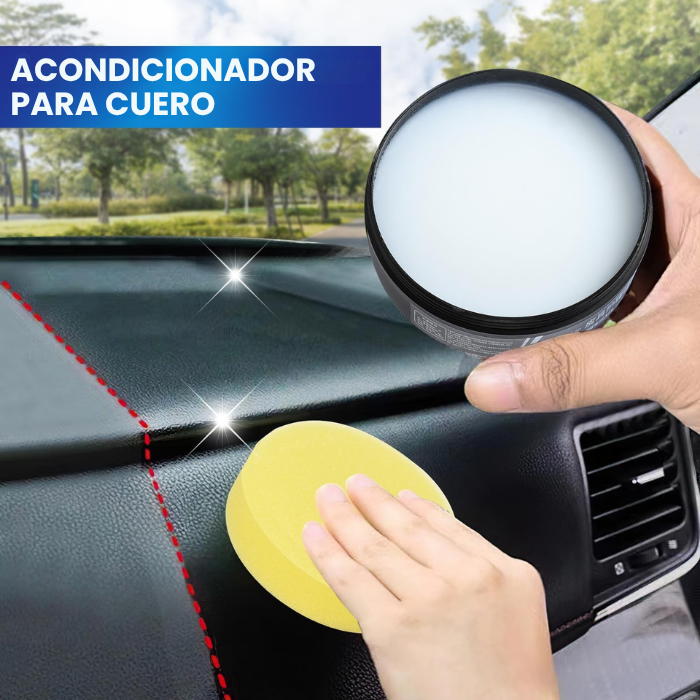 Crema limpiadora y acondicionadora de cuero todo en uno: restaura, protege y da brillo