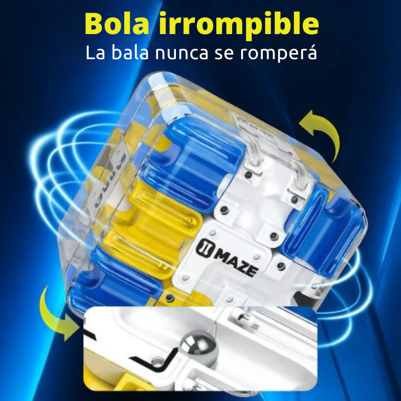 cubo laberinto 3D: ¡convierte la lógica en diversión™!