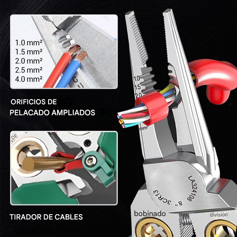 Pelacables multifuncionales 8 en 1 con prueba eléctrica