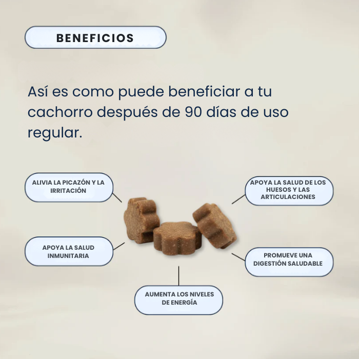 Pupganics Multivitamin Detiene la picazón y las zonas irritadas de forma natural