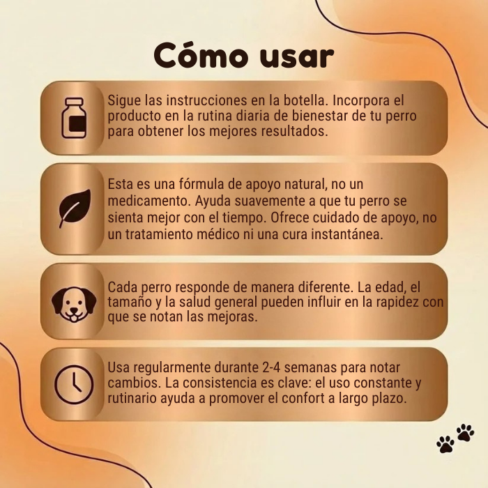 Alivio natural para reducir y controlar infecciones por hongos en la piel o el organismo del perro