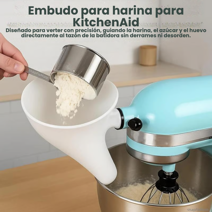 Embudo para harina para batidora KitchenAid