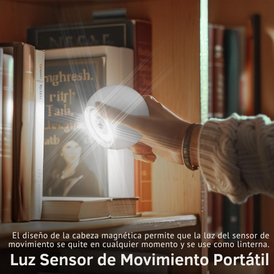PAGA 1 LLEVA 2 Luces led superbrillantes con opción de sensor de movimiento