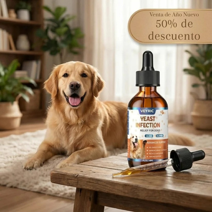 Alivio natural para reducir y controlar infecciones por hongos en la piel o el organismo del perro
