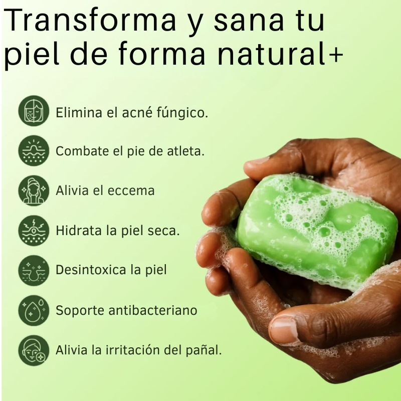 Jabón en barra para el alivio de hongos Loravey®