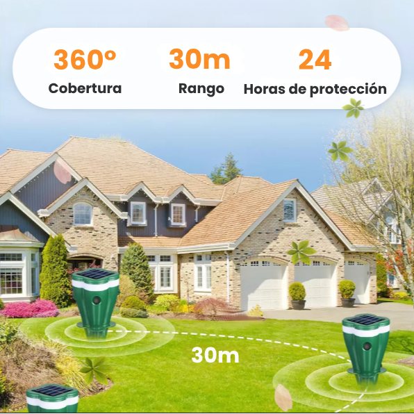 PAGA 1 LLEVA 2 Repelentes de plagas con energía solar resistente al agua