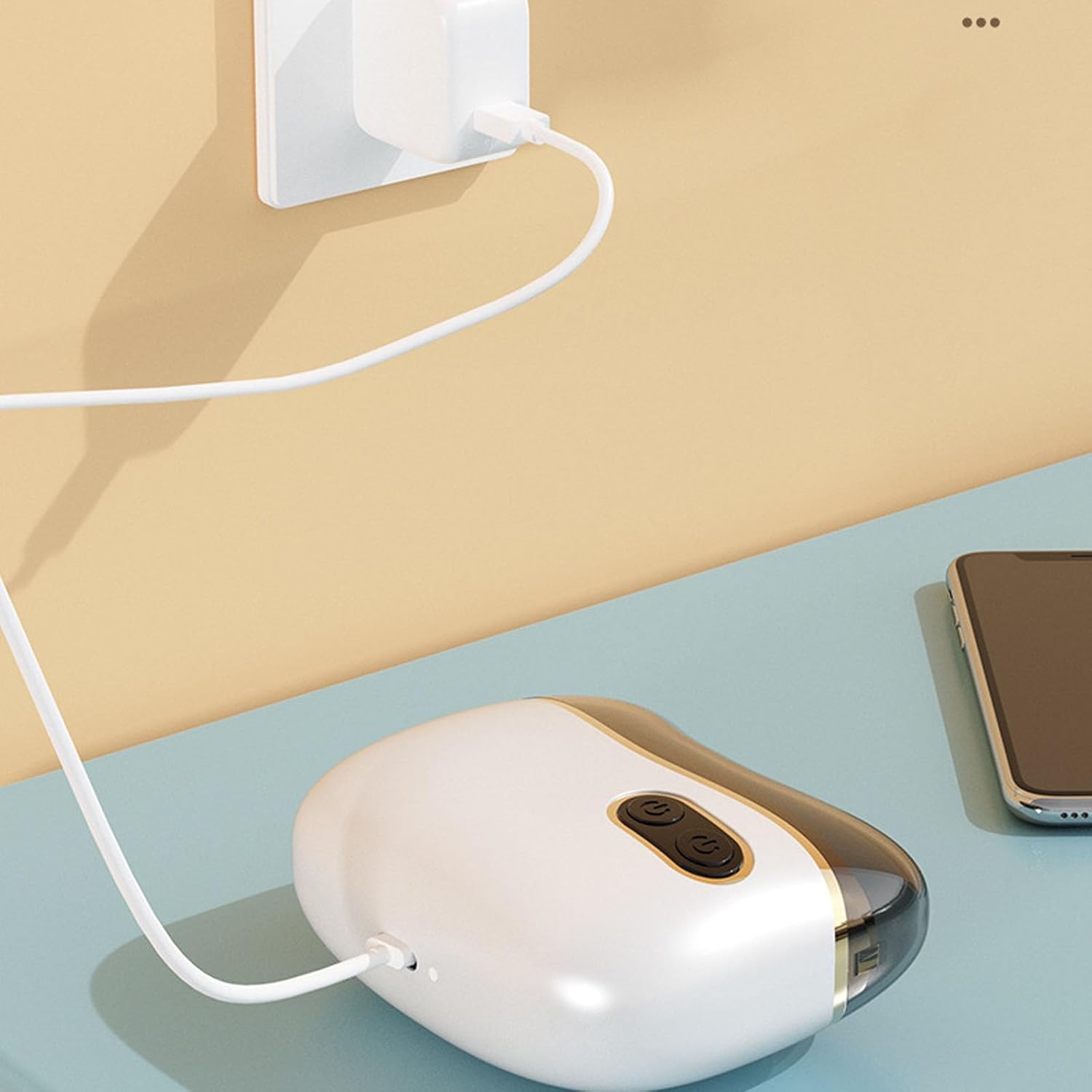 cortauñas y pulidor eléctrico 2 en 1