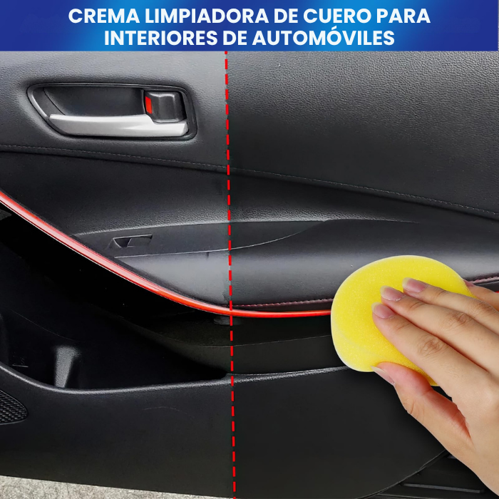 Crema limpiadora y acondicionadora de cuero todo en uno: restaura, protege y da brillo