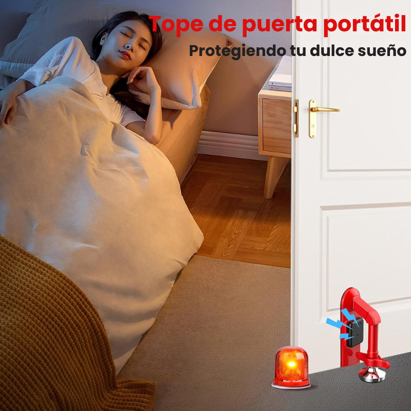 Tope de Puerta Portátil con Alarma