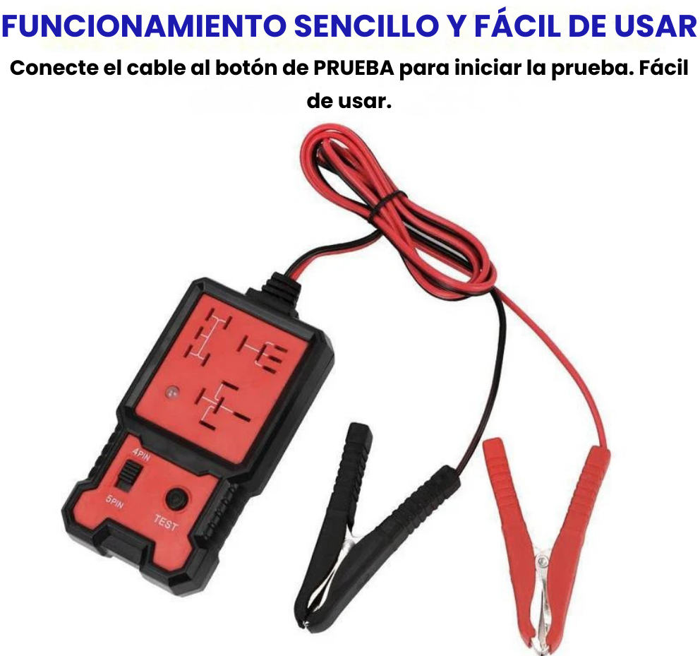 Comprobador de relés automotrices!
