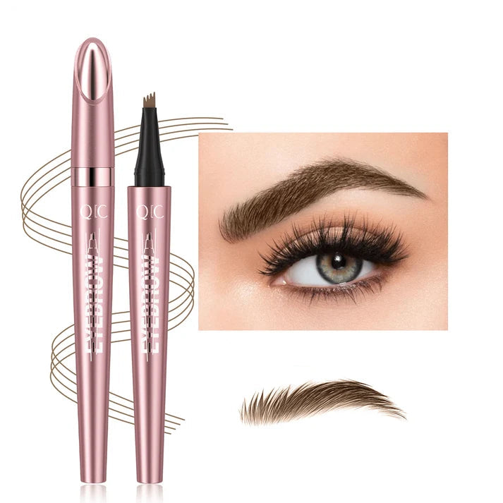 Lápiz de cejas 3D para microblading (4 puntas) y resistente al agua