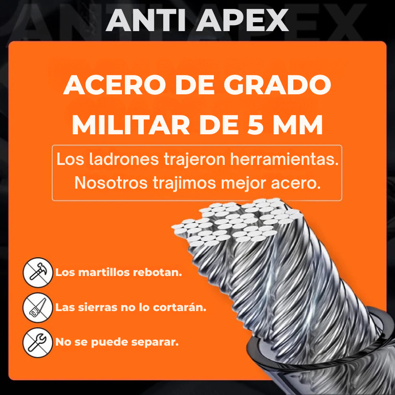 Detén a los ladrones en segundos. Protege tu auto, Bloqueo para volante