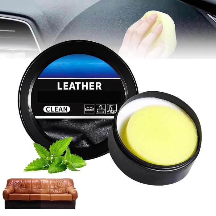 Crema limpiadora y acondicionadora de cuero todo en uno: restaura, protege y da brillo