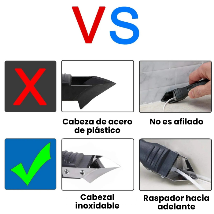 PAGA 1 LLEVA 2 Herramienta calafateo 3 en 1 (incluye 10 puntas)