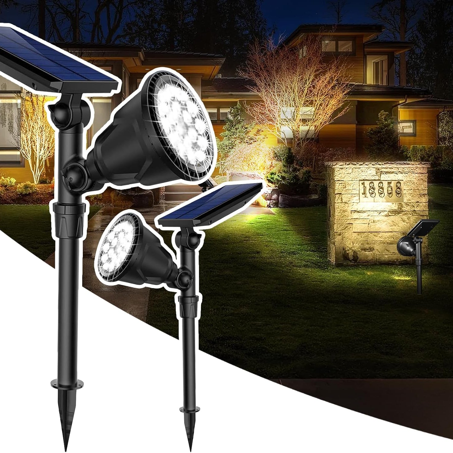 Luz de jardín con energía solar