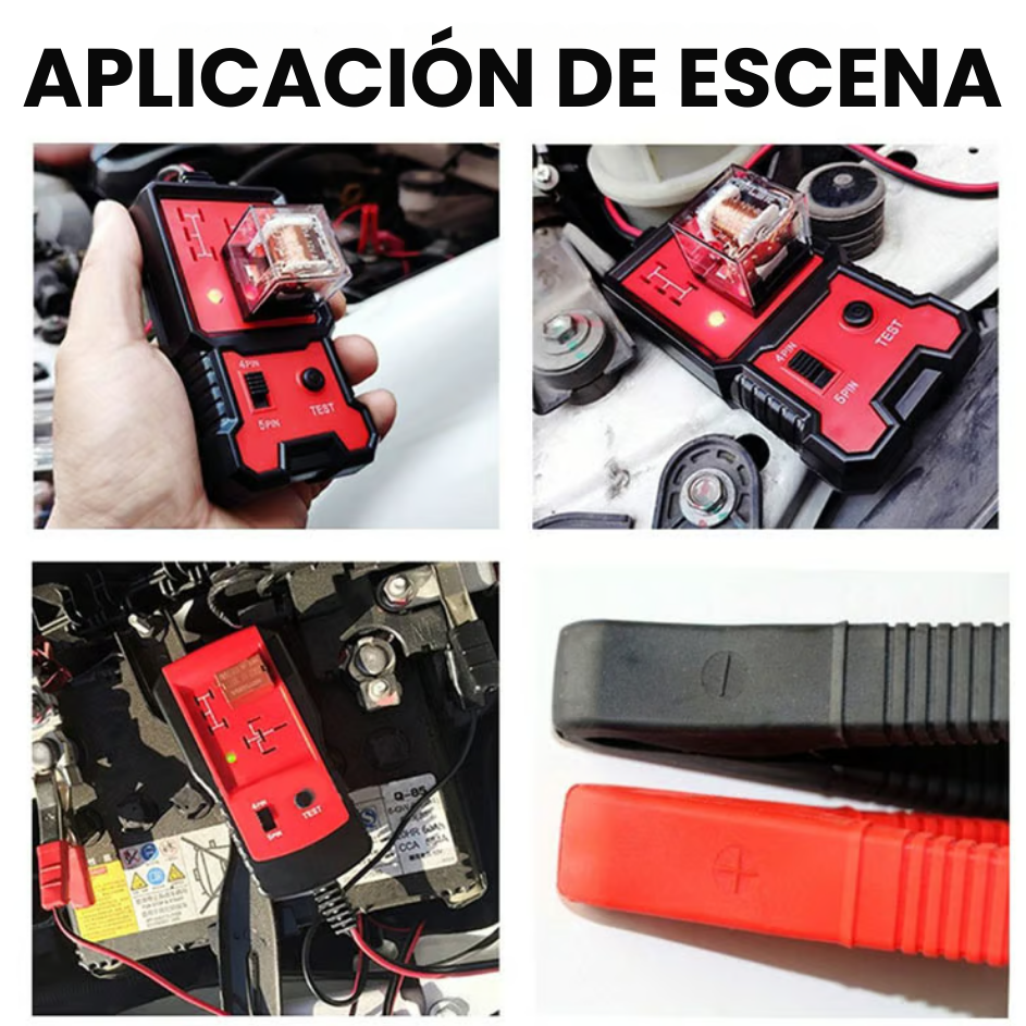 Comprobador de relés automotrices!