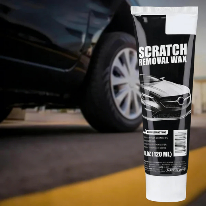 Cera universal para eliminar arañazos del coche, restaura el brillo y es fácil de aplicar (Incluye toalla y espuma)