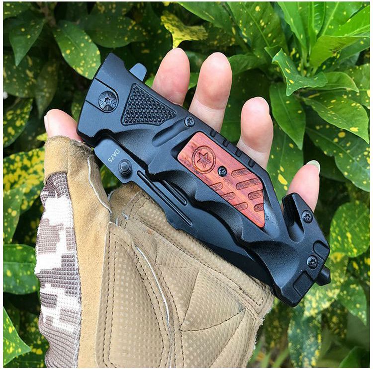 Navaja plegable Blackshade con estuche