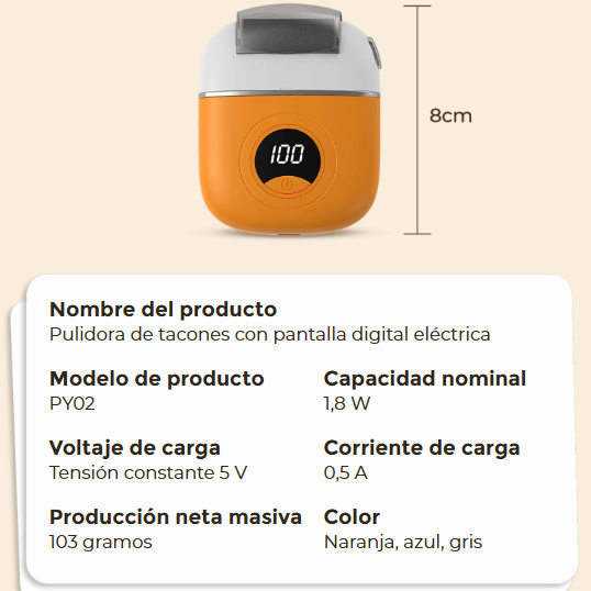 Removedor de callos pies perfectos