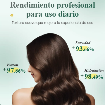 Crema de polipéptidos más queratina Repara el Cabello Seco, Encrespado y Dañado