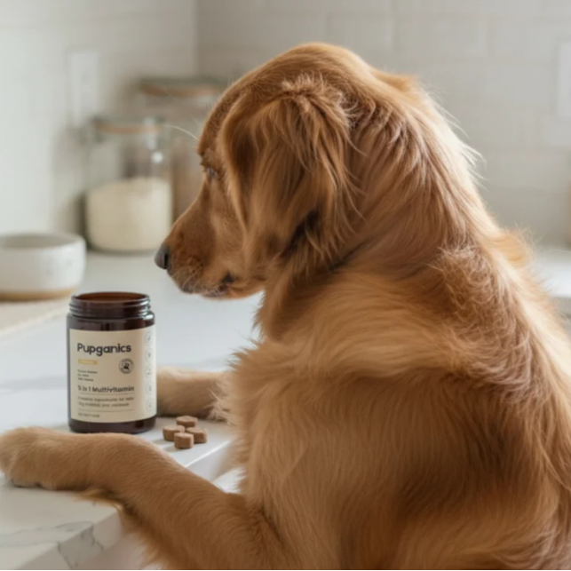Pupganics Multivitamin Detiene la picazón y las zonas irritadas de forma natural