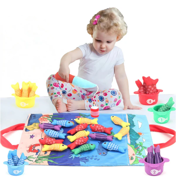 Juego de pesca educativo montessori