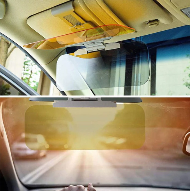 Visera antideslumbrante para coche para día y noche