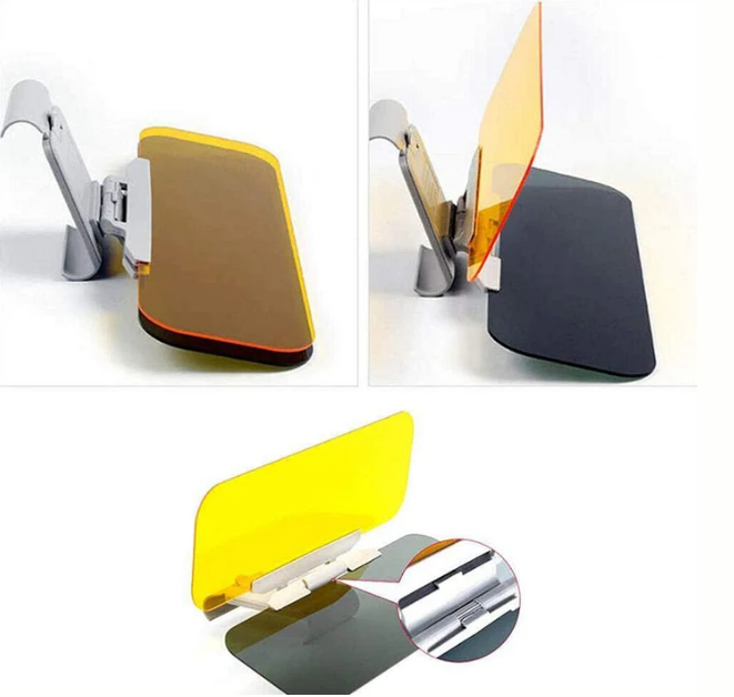 Visera antideslumbrante para coche para día y noche