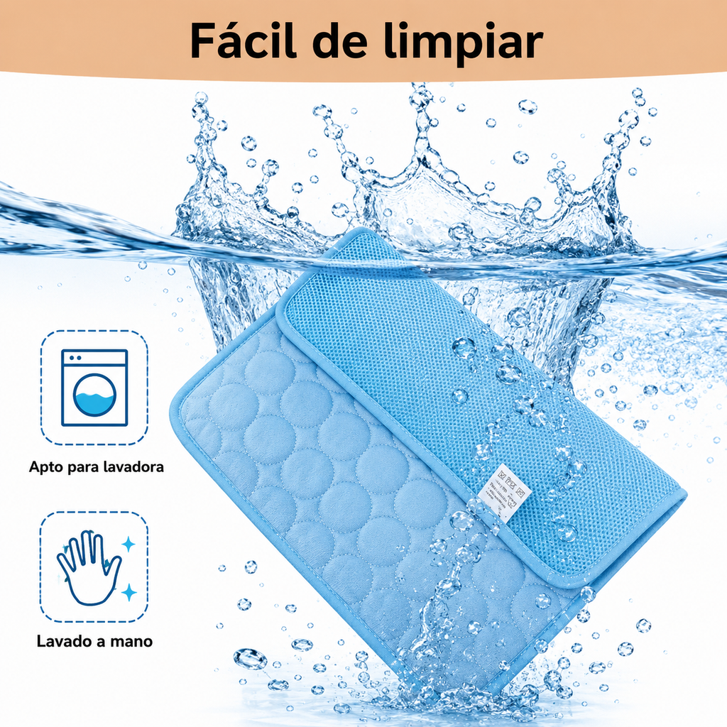 Alfombrilla refrescante premium para perros y gatos: transpirable y lavable, perfecta para días calurosos