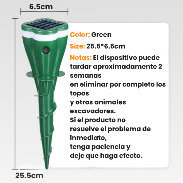PAGA 1 LLEVA 2 Repelentes de plagas con energía solar resistente al agua