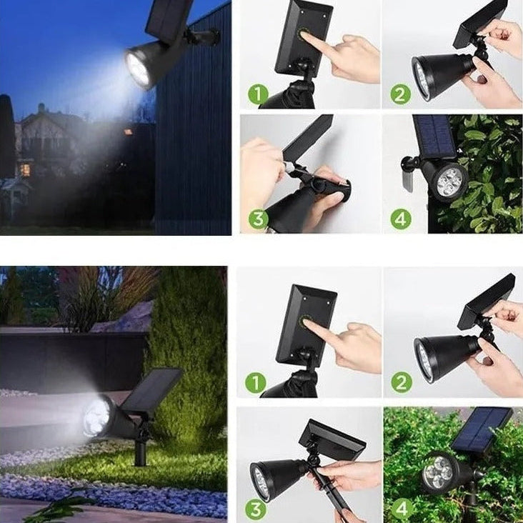 Luz de jardín con energía solar