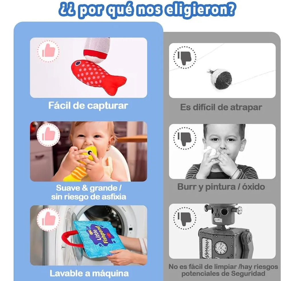 Juego de pesca educativo montessori