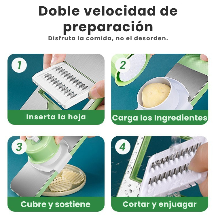 Cortador de verduras multifuncional