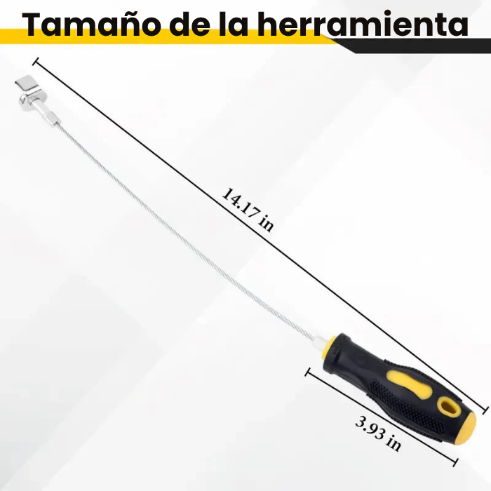 Herramienta magnética para extraer el tapón de drenaje de aceite
