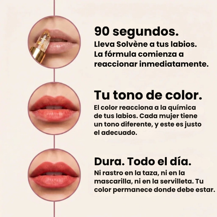 PAGA 1 LLEVA 2 Lápiz labial adaptable al PH Humectante brillo y textura